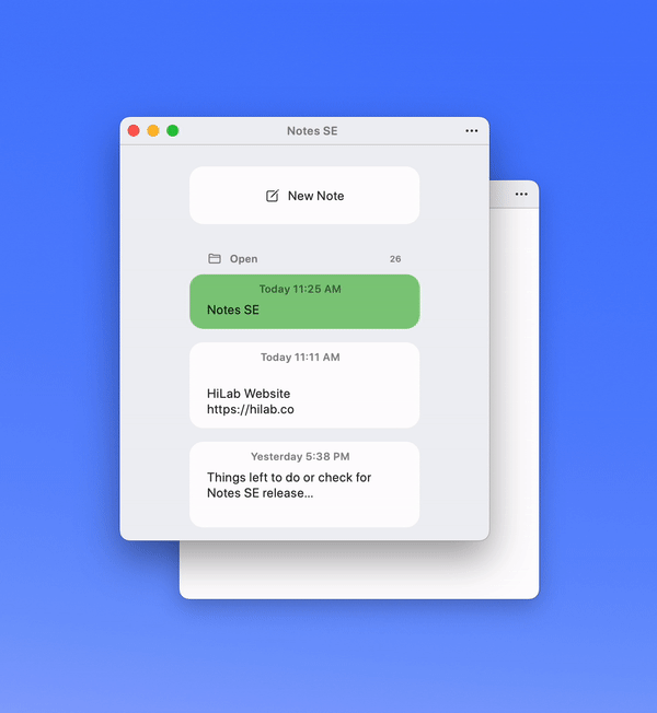 Keyboard navigation in the Mac version
