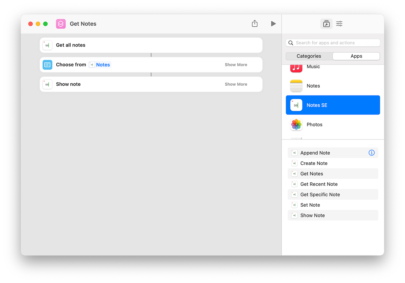 Hi Sticky Shortcuts actions