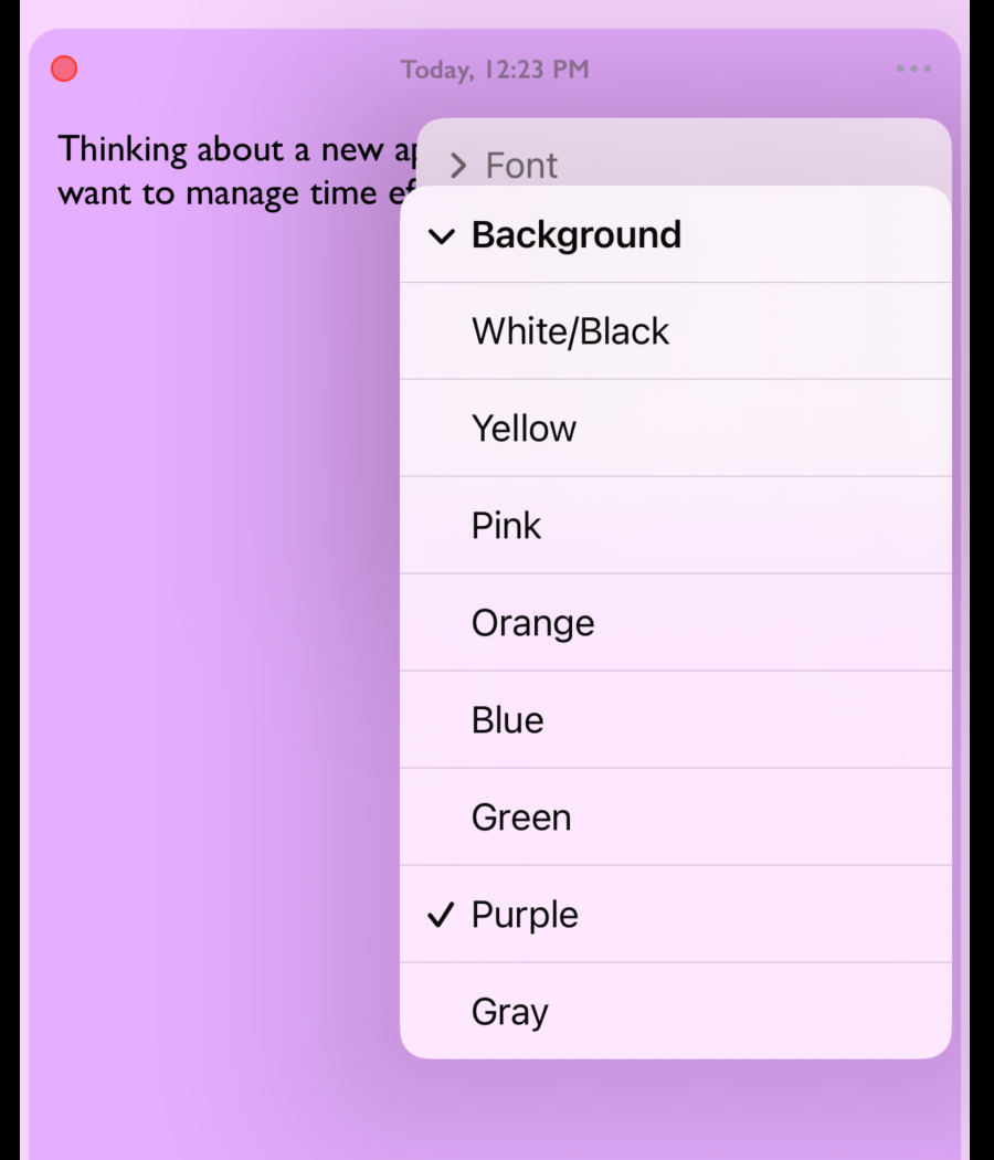 Additional background colors in Hi Sticky+